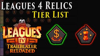 Leagues 4 Relics Tier List for Oldschool Runescape [upl. by Nibor]