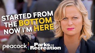 Leslie failing upwards for 50 minutes  Parks and Recreation [upl. by Vyse]