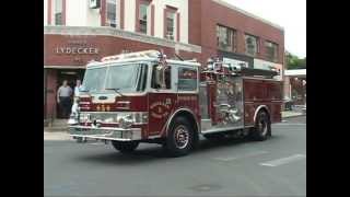 2012 Nyackny Fire Department Chiefs Inspection Parade part 1 of 3 [upl. by Llerrit]