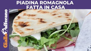 PIADINA ROMAGNOLA FATTA IN CASA [upl. by Euqinobe]