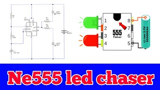 Ne555 Circuit diagramne555 circuit projectsElectronic Work [upl. by Enileqcaj]