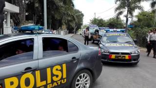 Polres Batu Patroli skala besar persiapan Pilkada kota Batu kwbpolice [upl. by Giustino]