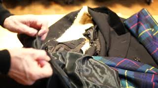 Huntsman Savile Row Coat part 2 relining How to reline a Bespoke Tailored Coat [upl. by Baiss195]