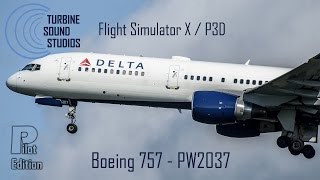 TSS  Boeing 757  PW2037 Pilot Edition  FSX  P3D [upl. by Sella]