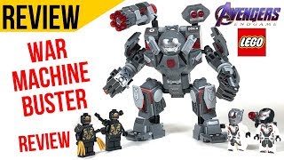 LEGO Avengers ENDGAME War Machine Buster Set 76124 Review [upl. by Terris]