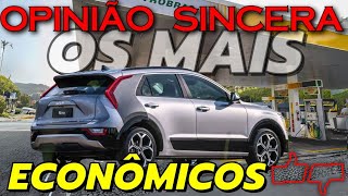 Carros mais ECONÔMICOS de 2024  Melhores Zero KM para GASTAR MENOS gasolina e ECONOMIZAR dinheiro [upl. by Krys33]