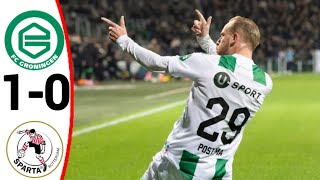 Groningen vs Sparta Rotterdam 10 All Goals and Extended Highlights [upl. by Raamaj667]