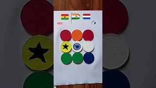 🇬🇭🇮🇳🇳🇱Jana Gana Mana  Independence Day Drawing Republic Day shorts flagdrawing art [upl. by Cherri]