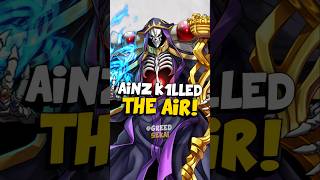 Ainz K1LLED The AIR overlord anime animeedit [upl. by Ahsirkal]