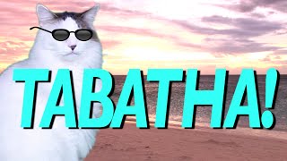 HAPPY BIRTHDAY TABATHA  EPIC CAT Happy Birthday Song [upl. by Sakul]