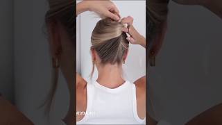 Easy French Comb Hairstyle ✨  Trending Hairstyle Tutorial 😍 short hairstyle [upl. by Nathanson352]