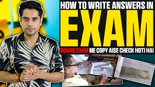 Board exam me copy kaise likhe   how to write exam like topper 🖊️ 🔥 [upl. by Anisamoht]