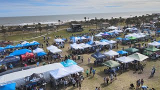 Thousands gather at the Right Whale Festival in Fernandina Beach [upl. by Sualkin824]