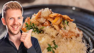 Risotto mit Pfifferlingen  Mein Highlight der Woche [upl. by Azeel931]