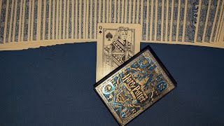 Harry Potter Hogwarts School House Ravenclaw playing card deck review video [upl. by Ramiah708]