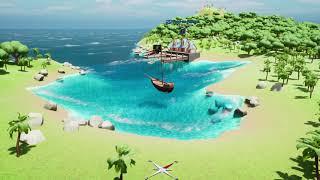 Caribbean Project  Caustics  Unreal Engine [upl. by Eimyaj]