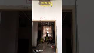 ceiling light fittings electrician work ⚡ music electricion viralvideo [upl. by Paresh]