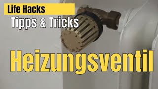 Heizungs Thermostat funktionsfähig machen oder tauschen [upl. by Agbogla]