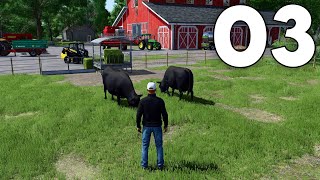 Farming Simulator 25  Part 3  Building a Livestock Empire [upl. by Ettelegna]