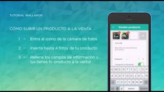 Tutorial Wallapop  Como subir un producto iPhone [upl. by Htiek]