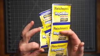 Fleischmanns Active Dry Yeast Rapid Rise Packets Review [upl. by Lehsar]