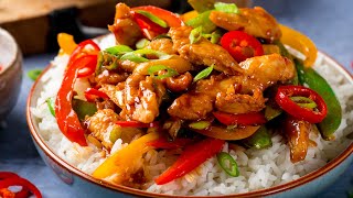 Quick and Easy Chicken Stir Fry Recipe  On the table in 20 minutes [upl. by Trici]