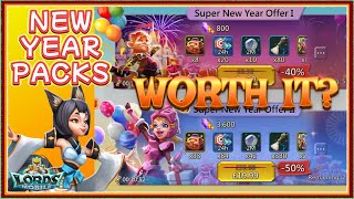 NEW YEAR PACKS amp EXCHANGE EXTRAVAGANZA IN LORDS MOBILE [upl. by Sirotek691]