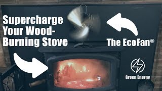 Ecofan HeatPowered Fan for Wood Stoves  Handy Hudsonite [upl. by Arac]