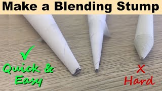 How to Make a Blending Stump  Tortillon [upl. by Correna]