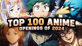 Top 100 Anime Openings of 2024 Party Rank [upl. by Marlee]