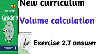 Grade 9 Chemistry unit two measurement and scientific method calculation on volume of phosphorus [upl. by Eilah431]