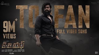 Toofan Video Song Telugu  KGF Chapter 2  RockingStar Yash  Prashanth Neel Ravi BasrurHombale [upl. by Hut344]