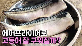 오븐형 에어프라이어 고등어도 잘 구워질까요 🐟고등어구이 두가지 방법으로 비교해봤어요 [upl. by Tyre]