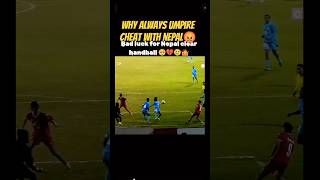 ￼ Nepal vs India woman football2024 umpire cheat nepvsind womensfootball viralvideo nepal india [upl. by Ballman300]