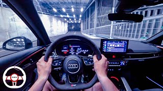 2023 AUDI RS4 AVANT COMPETITION PLUS 450HP NIGHT POV DRIVE Onboard 60FPS [upl. by Adriell406]