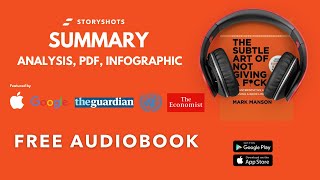 The Subtle Art of Not Giving A Fck Book Summary and Review  Mark Manson  Free Audiobook [upl. by Gustavo683]