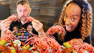 Brits Try Louisiana Crawfish Boil For The First Time In New Orleans USA [upl. by Ahserkal]