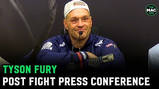 Tyson Fury “I thought I won but I cant cry about it”  Post Fight Press Conference [upl. by Lidaa]