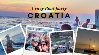 EPIC Boat Party in Croatia  Zadar Island Hopping  Summer Vibesquot [upl. by Arraeic]