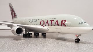 Qatar Airways A380 A7APA model scale 1200 [upl. by Keese]