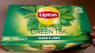 LIPTON GREEN TEA Clear amp Light [upl. by Yennej]