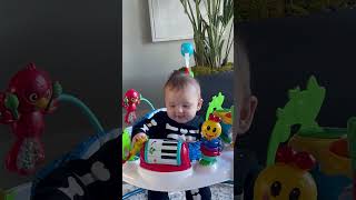 6MonthOld Baby Having Fun in BabyEinsteinJumper BabyJumper 6monthsbaby babyeinstein [upl. by Seagrave]