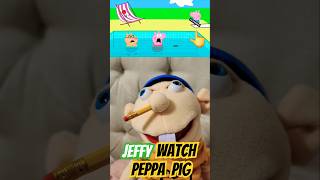 SML Shorts Jeffy Watch Pepa Pig sml jeffy puppet funny comedy shorts smljeffy peppapig [upl. by Etteb]