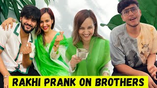 Rakhi PRANK on BROTHERS they CRIED [upl. by Pearman627]