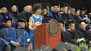 Linkin Parks Brad Delson speaks at UCLA graduation  Part 2 [upl. by Cissej]