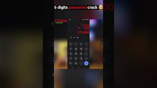 6 digits password crack hack [upl. by Baynebridge]