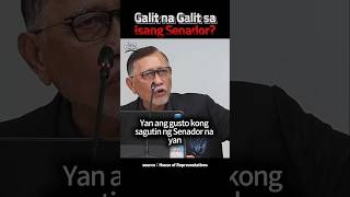 GALIT NA GALIT SA ISANG SENADOR Duterte EJK QuadCom [upl. by Emmie994]