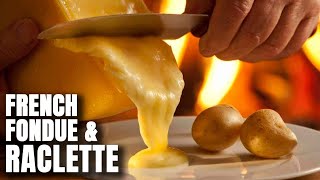 We Tried the Best Cheese RACLETTE amp Fondue Restaurant in Paris [upl. by Beilul]