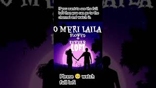 O meri Laila Laila song lofi [upl. by Lurette]