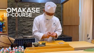 19Course Affordable Sushi Omakase for 70  Hikari Omakase  Vlog  Food [upl. by Notnirt]